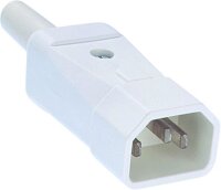 BACHMANN Kaltgerätestecker weiss C14 70-Grad 915.271