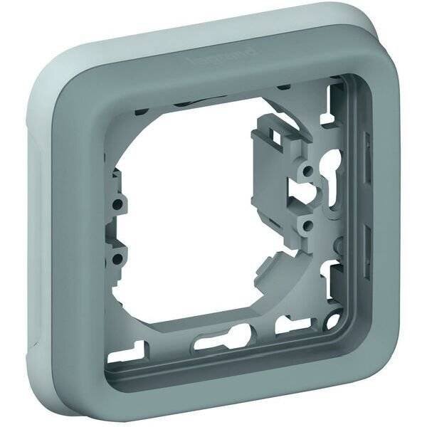LEGRAND FR Abdeckrahmen 1fach grau Feuchtr. Plexo IP55
