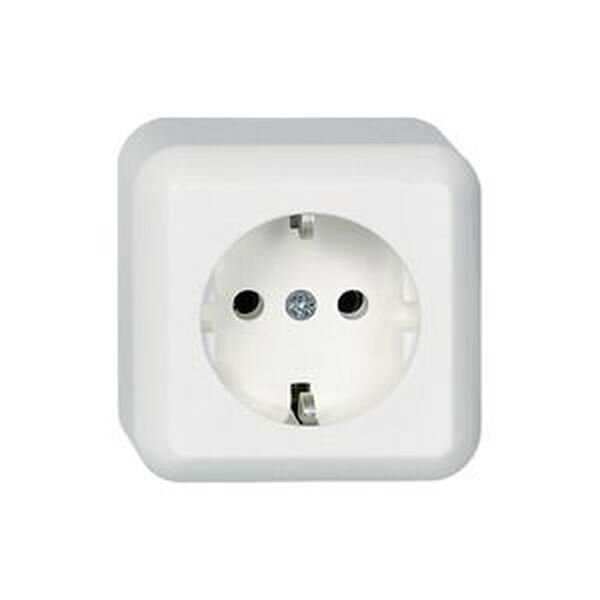 ELSO AP-Steckdose 395004 16A CONTURA reinwei&szlig;