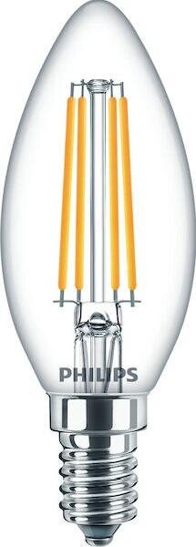 PHILIPS LED-Leuchtmittel CorePro LEDCandle ND6.5-60W B35E14827CLG