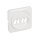 LEGRAND Lautsprecherabdeckung 776715 Hi.Fi 2fach Creo ultraweiss