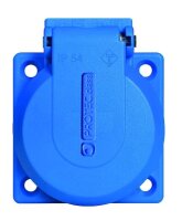 PROT Einbausteckdose PSES 54 blau IP54