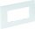 OBO Abdeckrahmen AR45-F2 RW Modul 45 2fach reinweiss