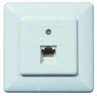 1PROT Anschlussdose PUAE 1xRJ45 8(8) UP rw Zentralp
