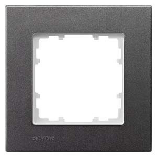 SIEMENS Rahmen 5TG1111-2 1fach carbon-metallic 90x90mm