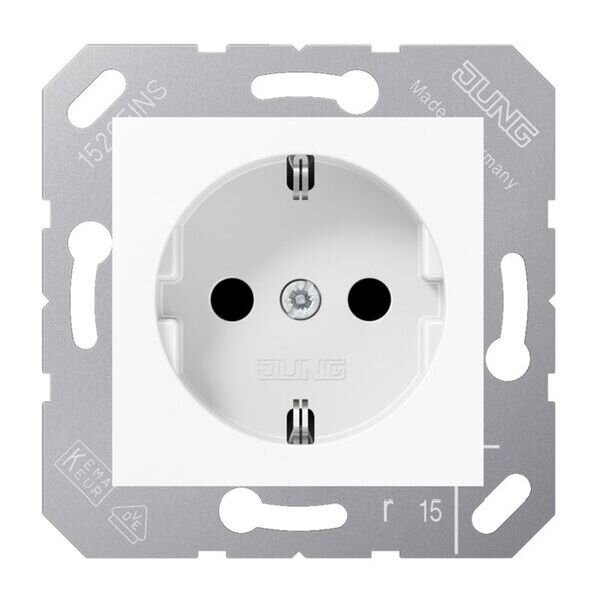 JUNG Steckdose SCHUKO CD5120BFWW alpinwei&szlig;