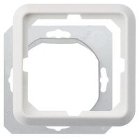 ELSO Rahmen 224144 1fach FASHION IP44 reinweiß