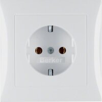 BERKER Steckdose SCHUKO 47428989 mit Abdeckplatte...