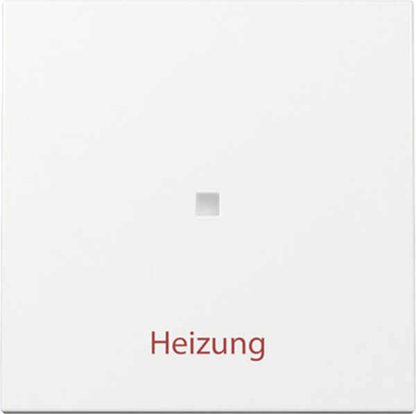 GIRA Wippe 367803 Kontrollf.+Heizung Ein/Aus System 55 Reinwei&szlig; gl&auml;nzend