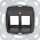 GIRA Tragring 560800 Modular Jack 8 2fach
