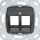 GIRA Tragring 560200 Modular Jack 2 2fach