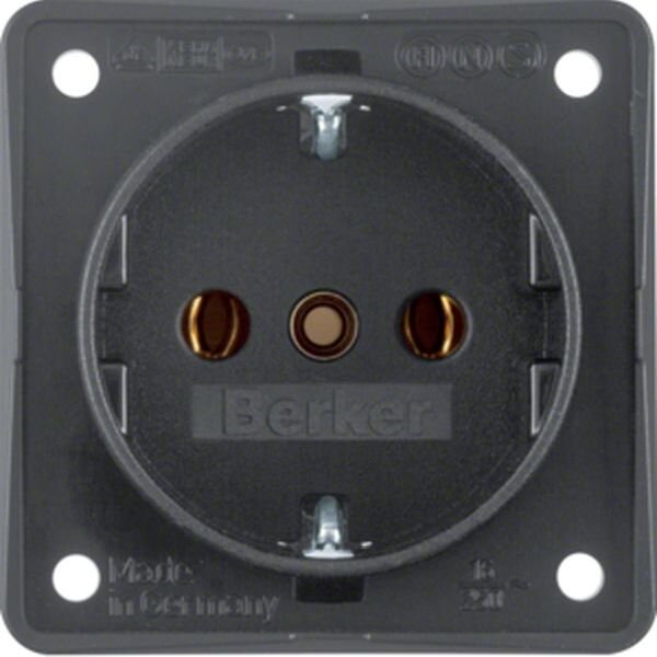 BERKER Steckdose SCHUKO 941852505 anthrazit matt