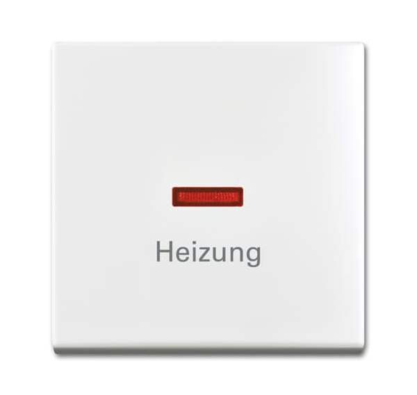 BUSCH-JAEGER Wippe 1789 H-914 Kalotte rot Heizung alpinwei&szlig;