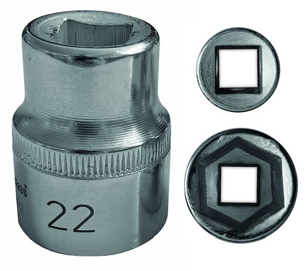 PROT Steckschl&uuml;ssel-Einsatz PSSL22 1/2Z 6-kt 22mm