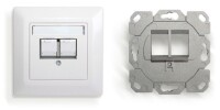 DAETWYLER Anschlussdose leer Designfähig DD 2xKS 360...