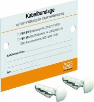 OBO Kennzeichnungsschild KS-FSB DE für Kabelbandage