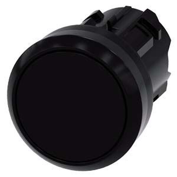 SIEMENS Drucktaster 22mm rund schwarz
