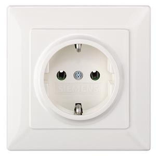 SIEMENS Steckdose SCHUKO 5UB1580 Komplettger&auml;t titanweiss