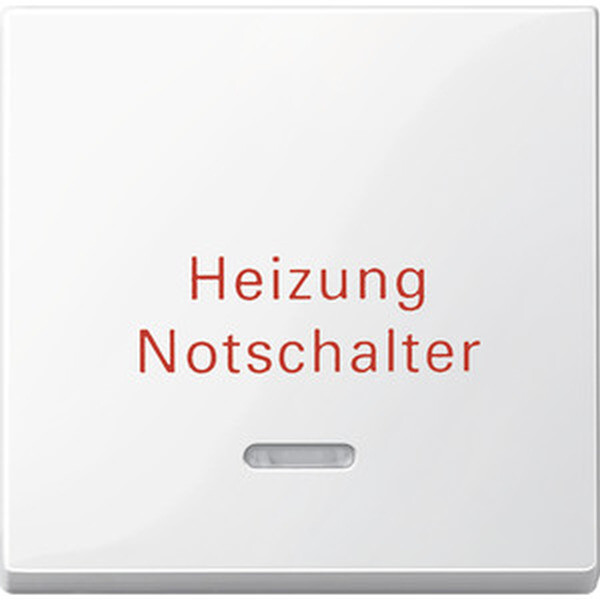 MERTEN Wippe 435119 Heizungsnotschalter polarwei&szlig; gl