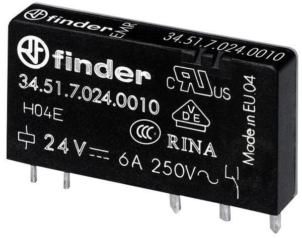 FINDER Steck-/Printrelais 34.51.7.024.4010