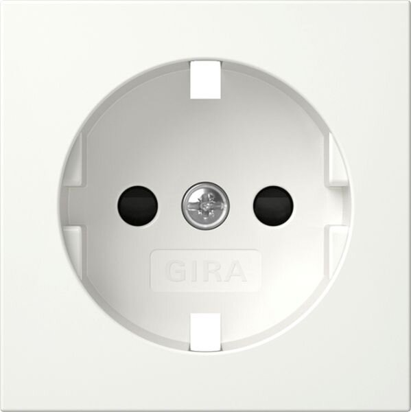GIRA Abdeckung 492103 SCHUKO-SDO (Safety Plus) System 55 Reinwei&szlig; gl&auml;nzend