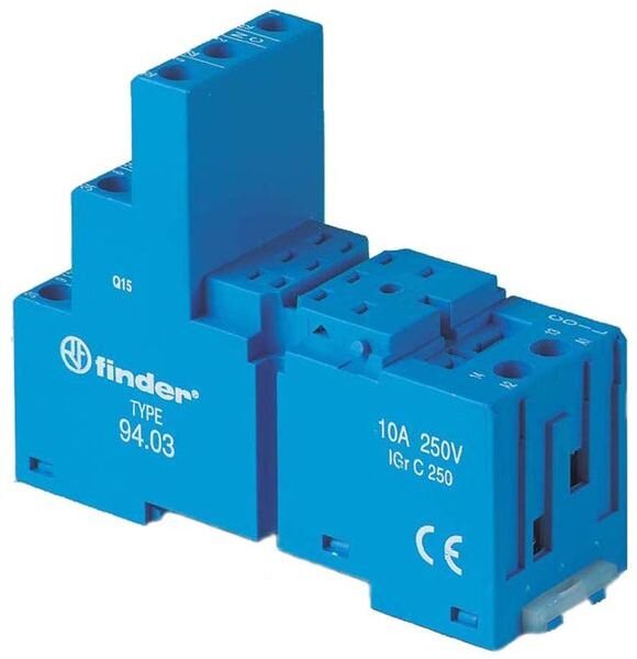 FINDER Relaisfassung blau