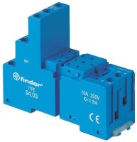 FINDER Relaisfassung blau