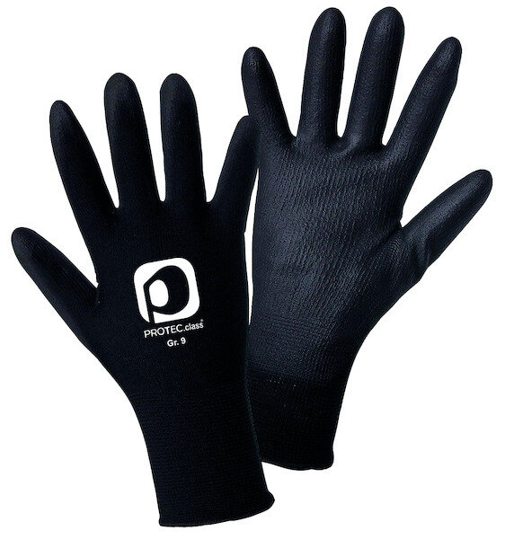 PROT Feinstrickhandschuhe PFSH10 PU-beschichtet Gr. 10 Paar