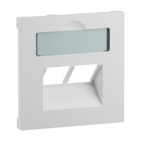 LEGRAND Abdeckung SEANO 2x RJ45 f.Datendosen ultraws