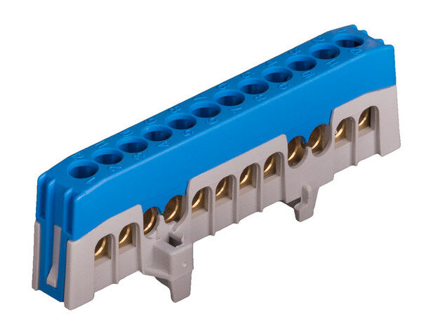 POLLMANN Nullleiterklemme N12-F2 blau fingersicher
