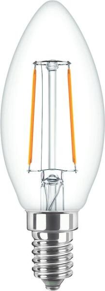 PHILIPS LED-Leuchtmittel LB24 CorePro LEDCandleND 2-25W E14B35 827CL G