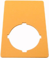 EATON NOT-HALT Schild M22-XZK1-D99 gelb HxB=50x33mm