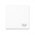 JUNG Wippe A590BFLWW mit Symbol Licht