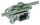 DEHN Dachrinnenklemme 339051 Al m. Doppel&uuml;berleger RD8-10mm
