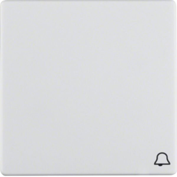 BERKER Wippe 16206059 Symbol Klingel polarweiss samt