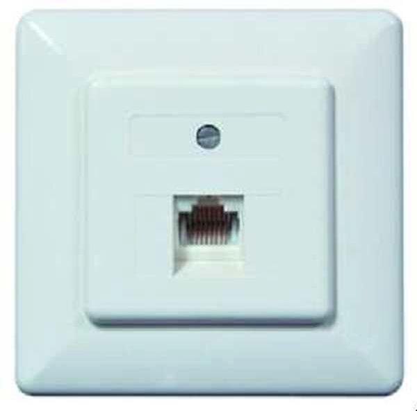 1PROT Anschlussdose PUAE 1xRJ45 8(8) UP cw