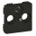 LEGRAND Abdeckung Valena Life f.TV+R-SAT sw