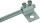 DEHN Klemmschuh Al m. Bohrung 347205 Al mit Bohrung 10,5mm f Rd 7-10mm