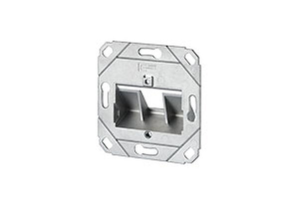 METZ CONNECT Anschlussdose UP Keystone 1 Port reinwei&szlig; RAL9010 unbest.