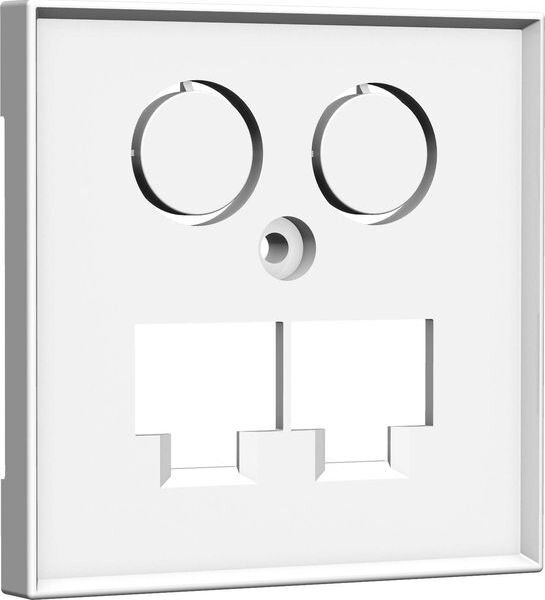 HomeWay Zentralplatte HW-ZLLRWG55V1 TV LAN/LAN 55x55