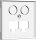 HomeWay Zentralplatte HW-ZLLRWG55V1 TV LAN/LAN 55x55