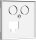 HomeWay Zentralplatte HW-ZL0RWG55V1 TV LAN 55x55