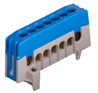 POLLMANN Nullleiterklemme N7-F2 blau fingersicher