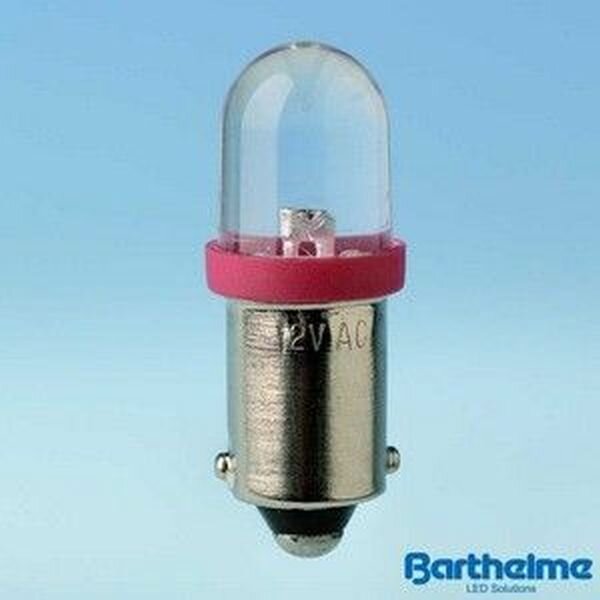 BARTHELME LED-Leuchtmittel BR 10x28mm 24V AC/DC BA9s weiss