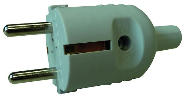 PROT Klappstecker PSSTK11 SK mit T&uuml;lle 16A grau