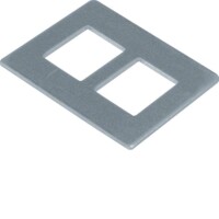 HAGER TEHALIT Montageplatte GTVDM012 f. GTVD2/300 2xRJ45...