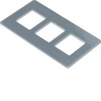 HAGER TEHALIT Montageplatte GTVDM013 3fach RJ45 19,3x14,8