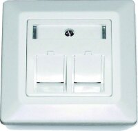 DAETWYLER Anschlussdose leer reinweiss UPK 2xKS 1/8...