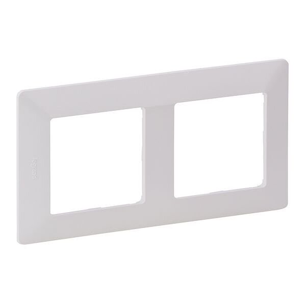 LEGRAND Rahmen VLIFE 2fach ultraweiss