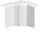 HAGER TEHALIT Inneneck SL2005549016 20x55mm verkehrswei&szlig;